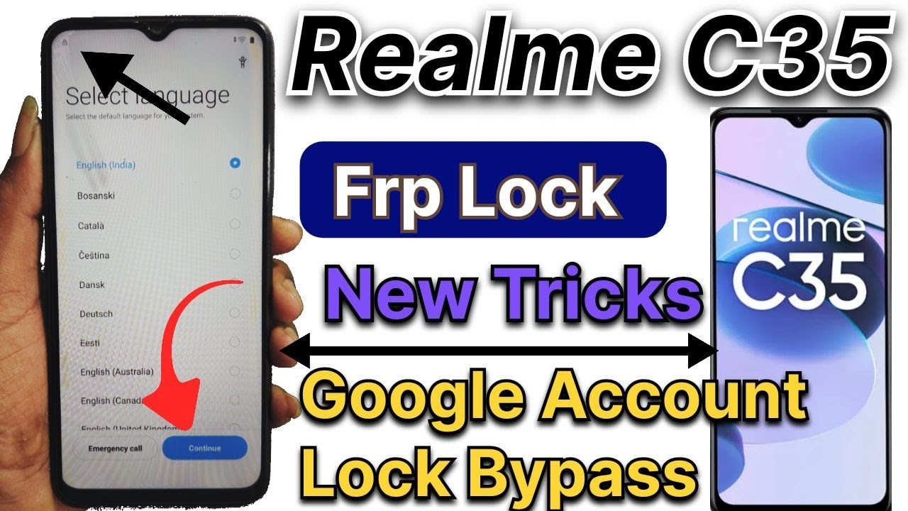 Realme C35 Frp Bypass( New Tricks ) Google Account Lock Bypass/ How to Frp Lock Bypass Realme C35