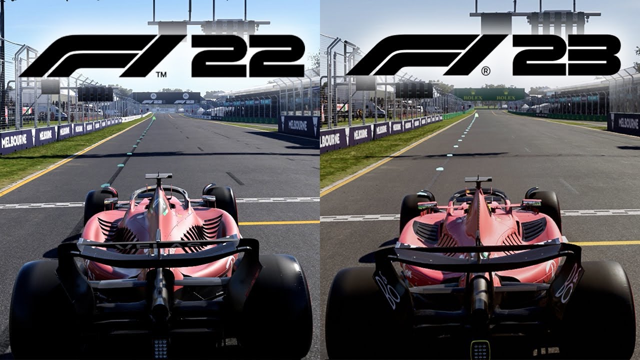 F1 22 vs F1 23 | Direct Comparison