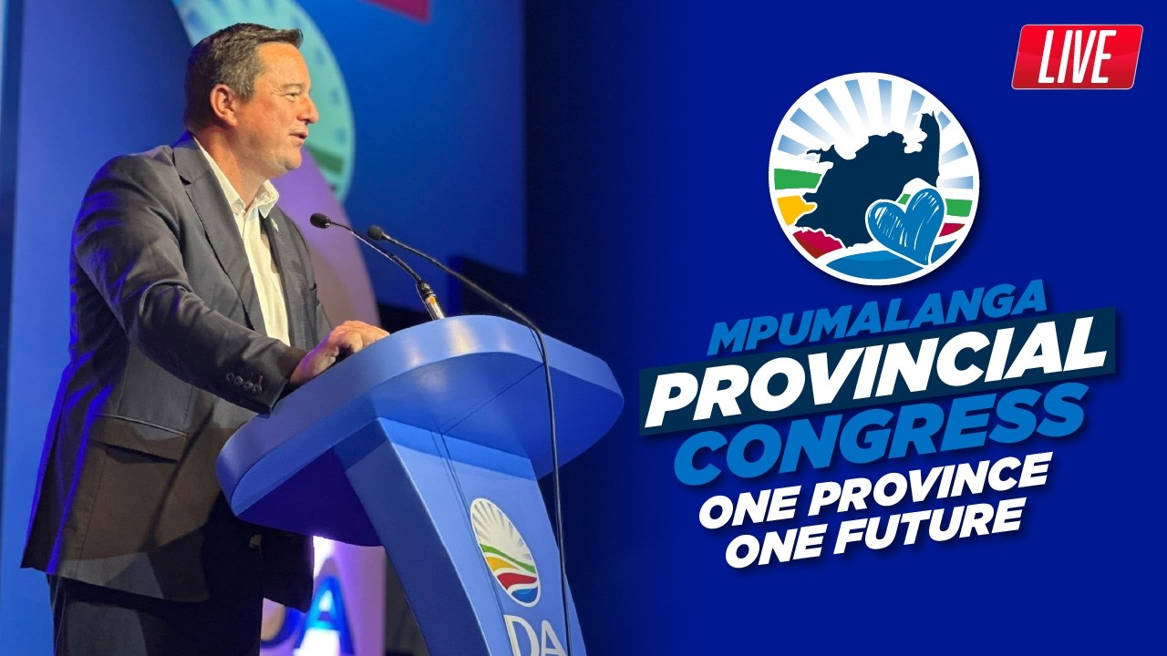 DA Leader addresses Mpumalanga Congress