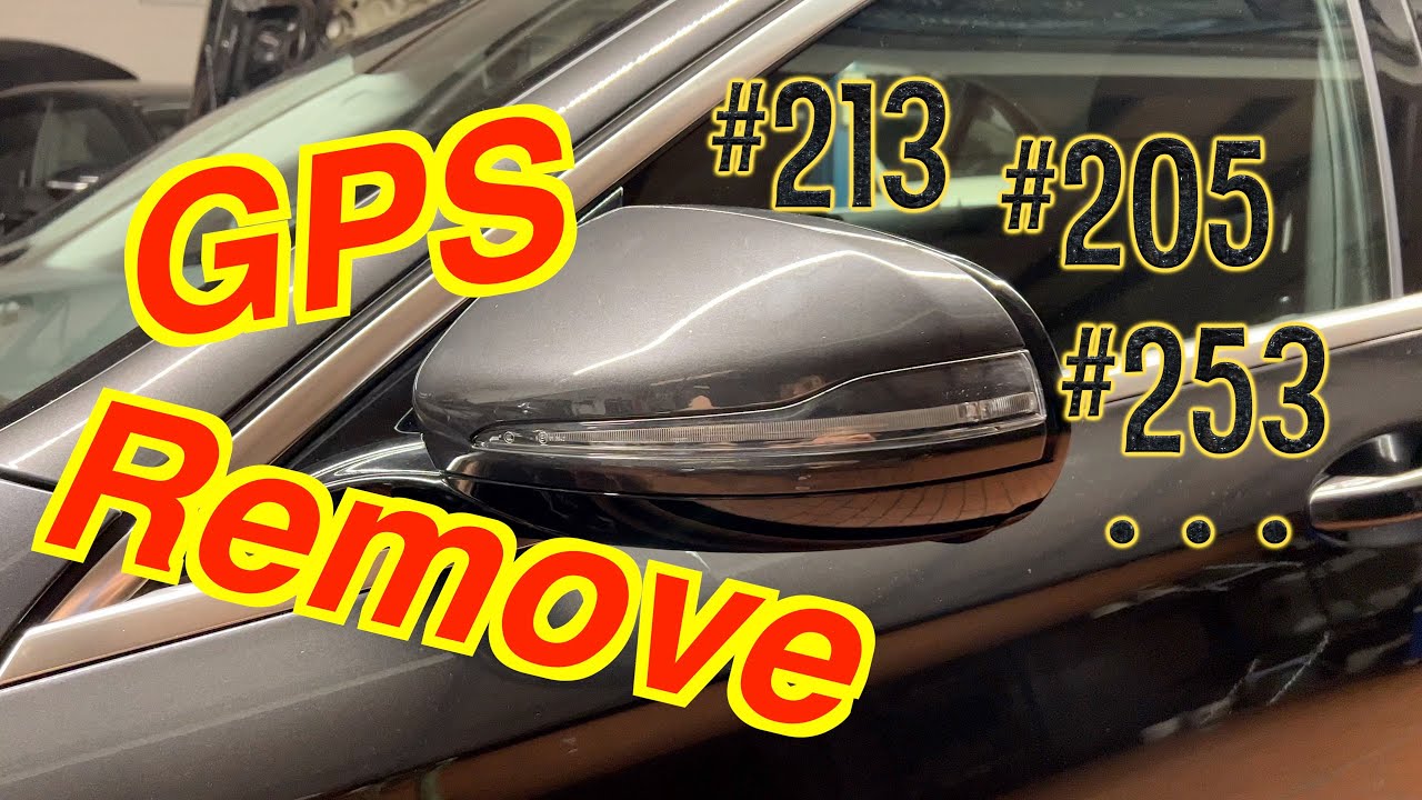 GPS Antenne ausbauen C E GLC Klasse 205 213 253 how to remove