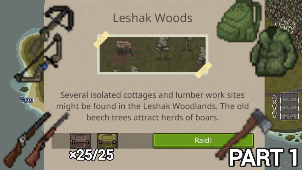 Minidayz2# Leshak Woods - Open 25/25 Chest - Analysis Island 2 - PART 1