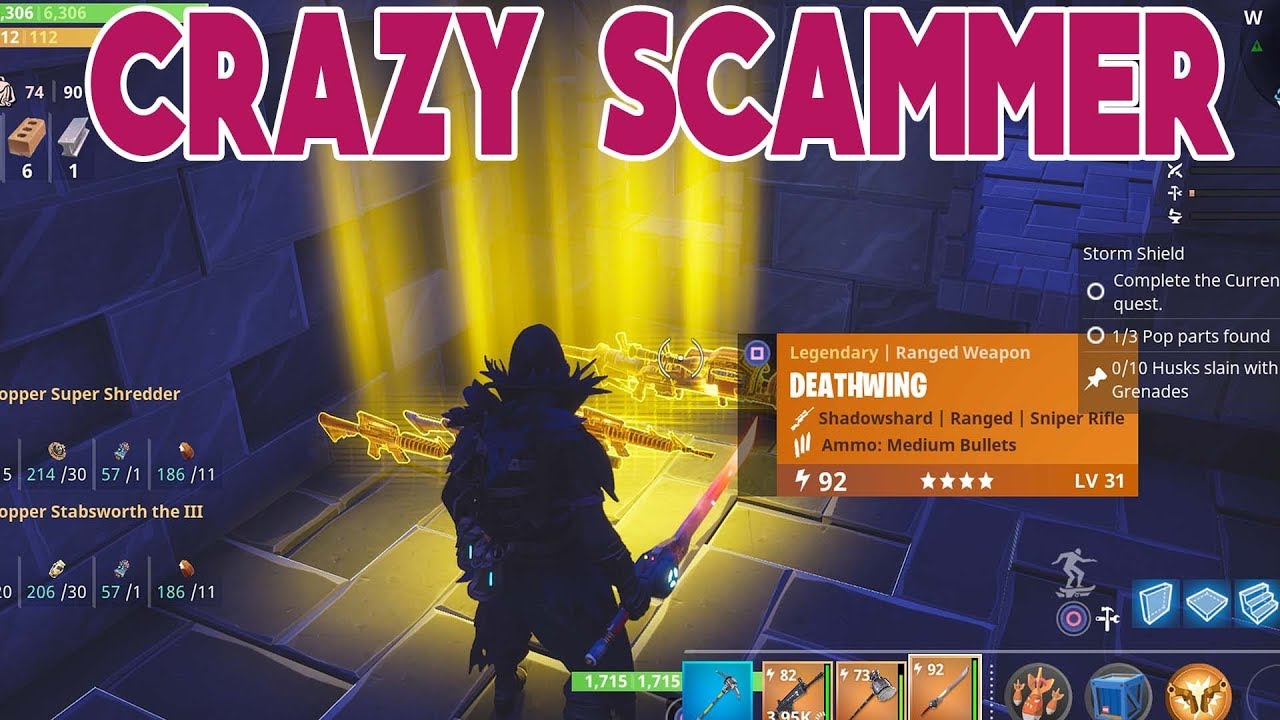 Crazy Scammer Admits To Making Kid Cry (Scammer Gets Scammed) Fortnite Save The World