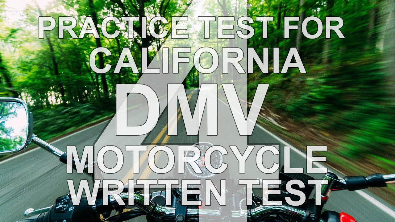 Ace Your California DMV Motorcycle Written Permit Test - Part 4