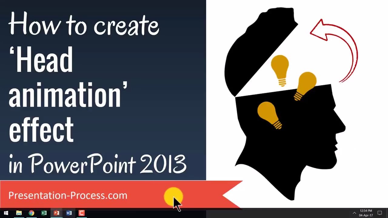How to Create Head Animation Effect in PowerPoint