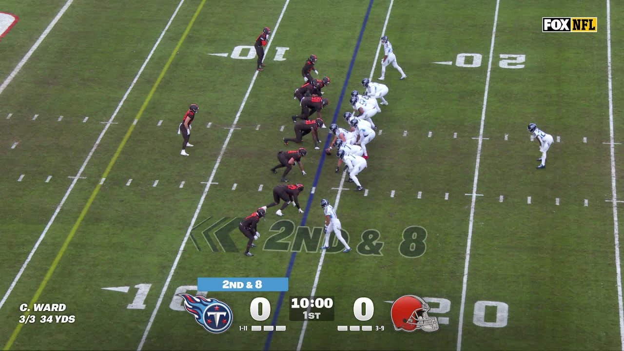 Rookie to Rookie! Cam Ward finds Elic Ayomanor for the touchdown