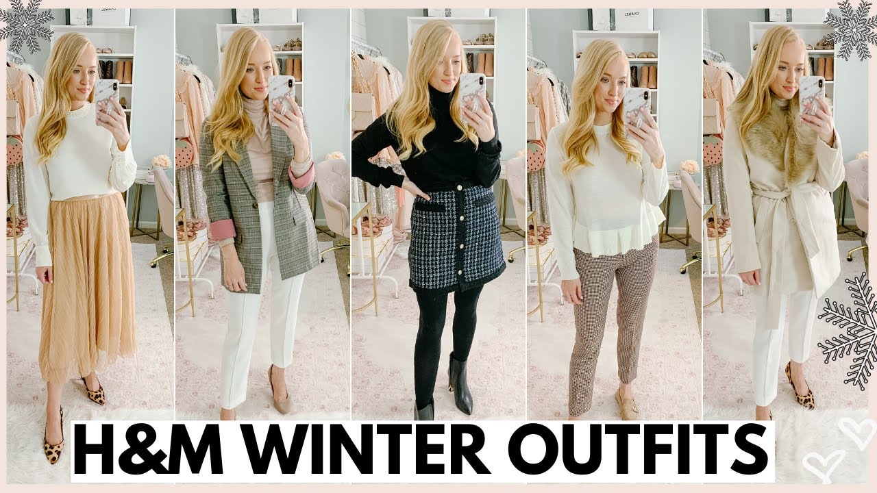 WINTER OUTFITS FROM H&M | CLOTHING TRY ON HAUL 2019 | Amanda John