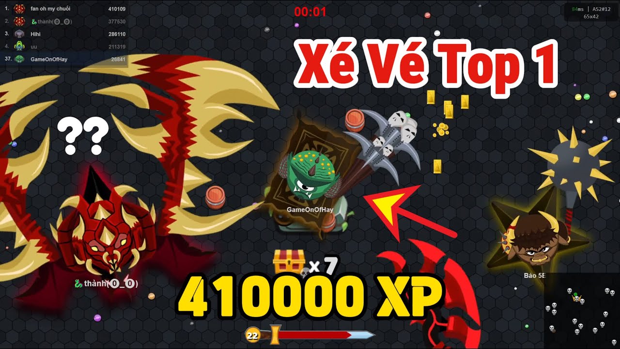 EvoWars.io | Chạm Mặt LEVEL 37 và Cái Kết