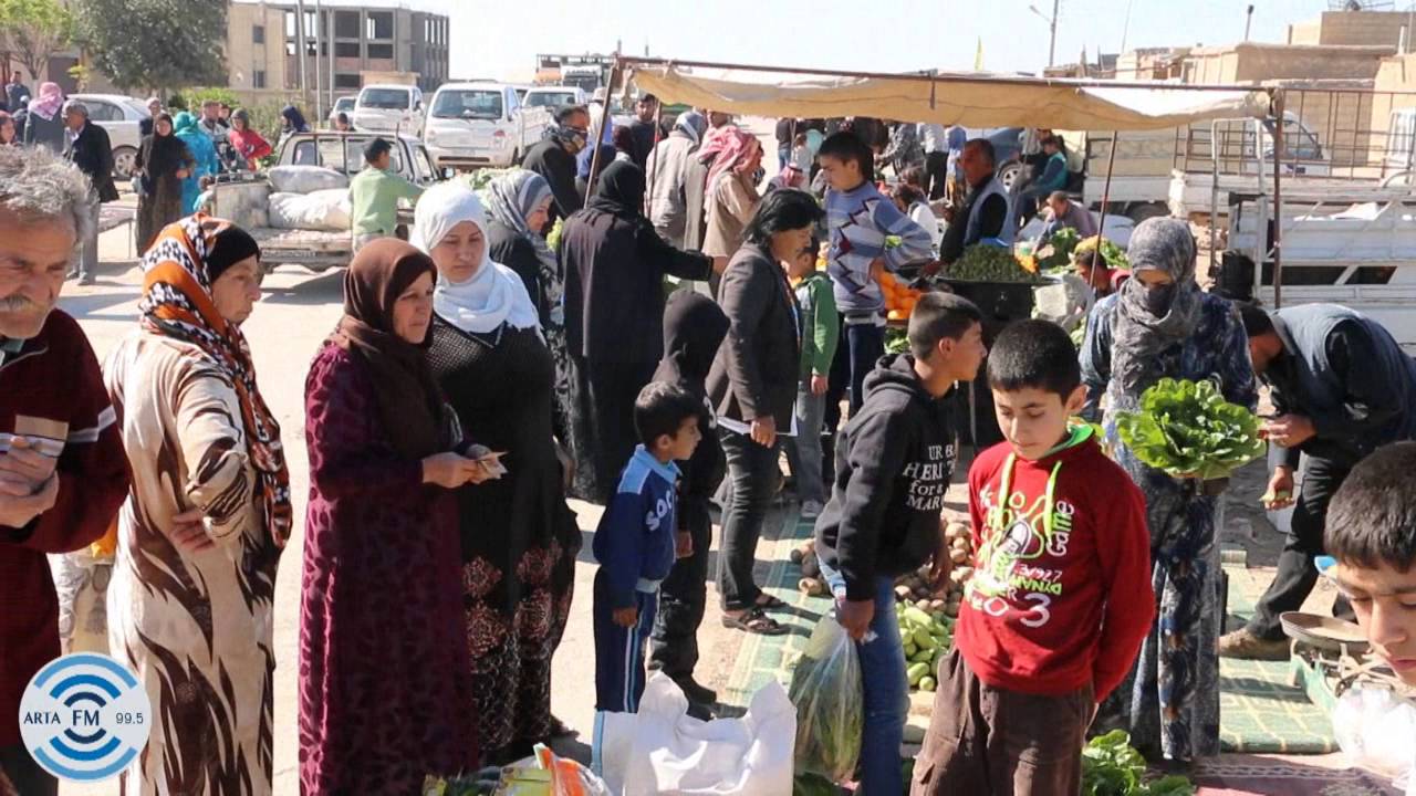 أجواء سوق السبت في عامودا. 02.04..2016