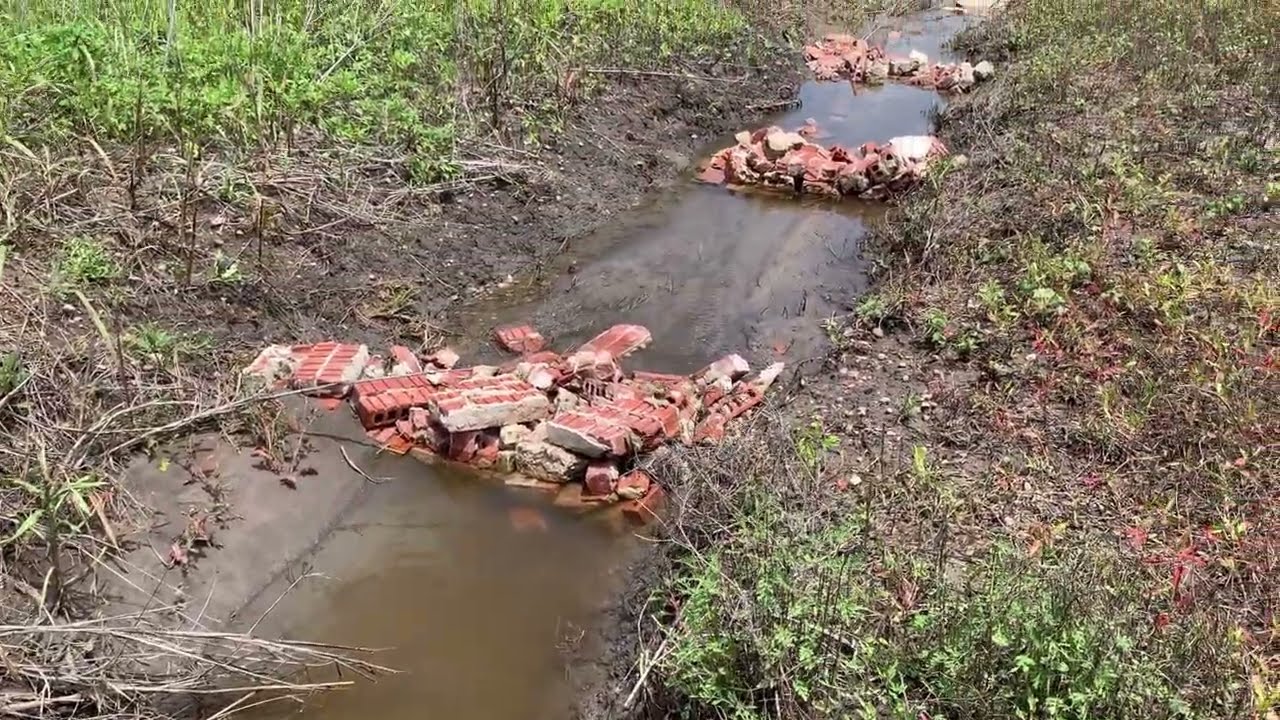 Gully Running Full After 15 Inches of Rain - May 5, 2024
