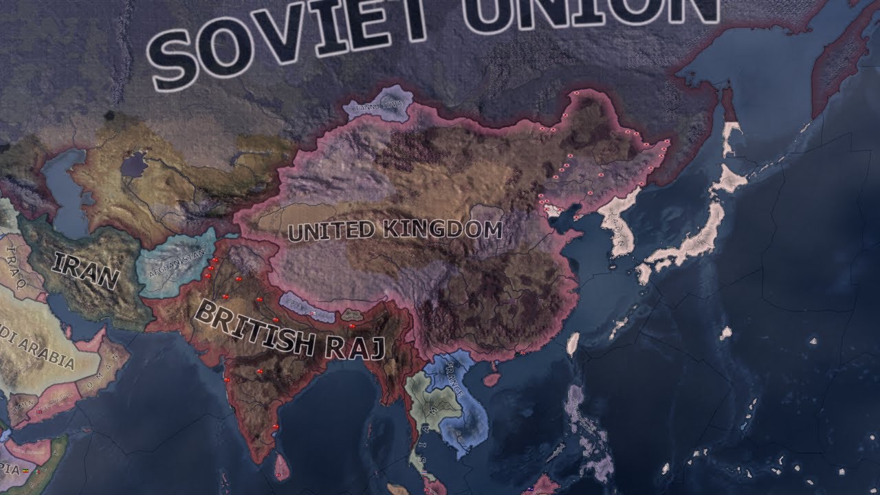 WHAT IF UK ANNEXED CHINA IN WW2 / HOI4 TIMELAPSE