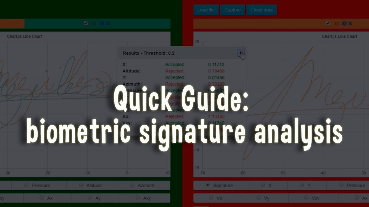 Alan Forensic - Quick guide: biometric signature analysis