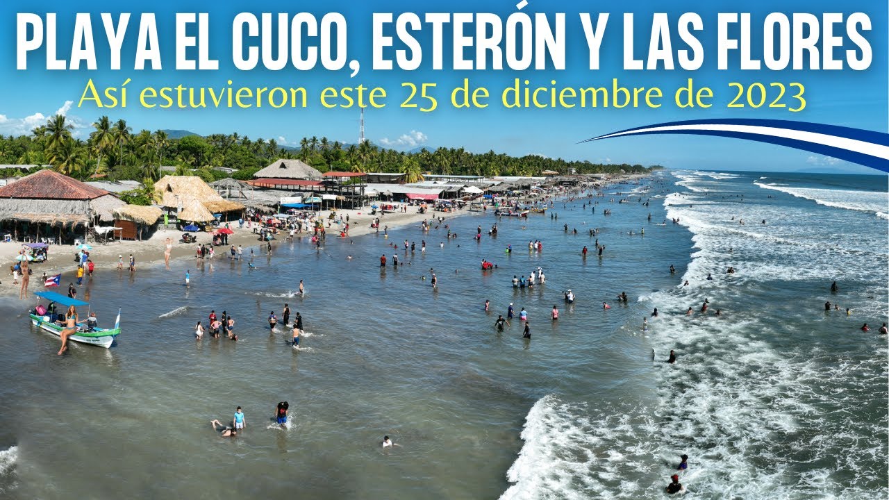 PLAYA EL CUCO | 25 DE DICIEMBRE 2023 | #elsalvador #turismo