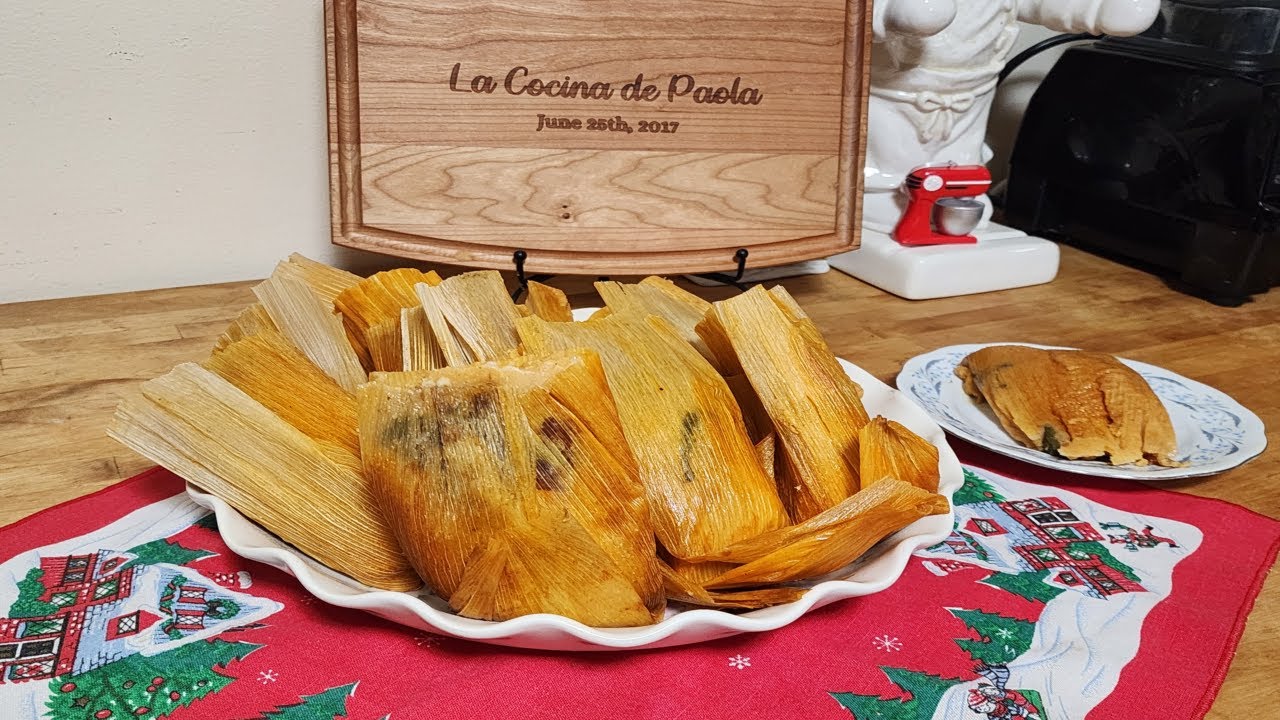 Tamales de rajas con queso