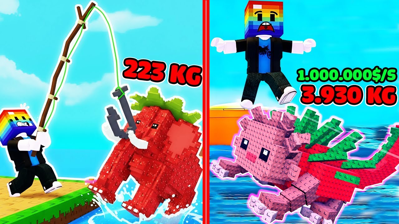 RAREST BRAINROT FISHING CONTEST !! T GAMING CATCHED THE STRAWBERRY ELEPHANT BRAINROT AND THE MOST...