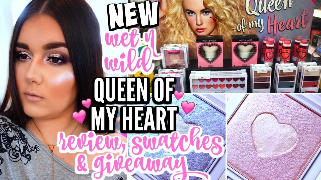 NEW Wet N Wild Spring 2017 Queen Of My Heart Collection ♡ Review, Swatches, Demo, Dupes + GIVEAWAY
