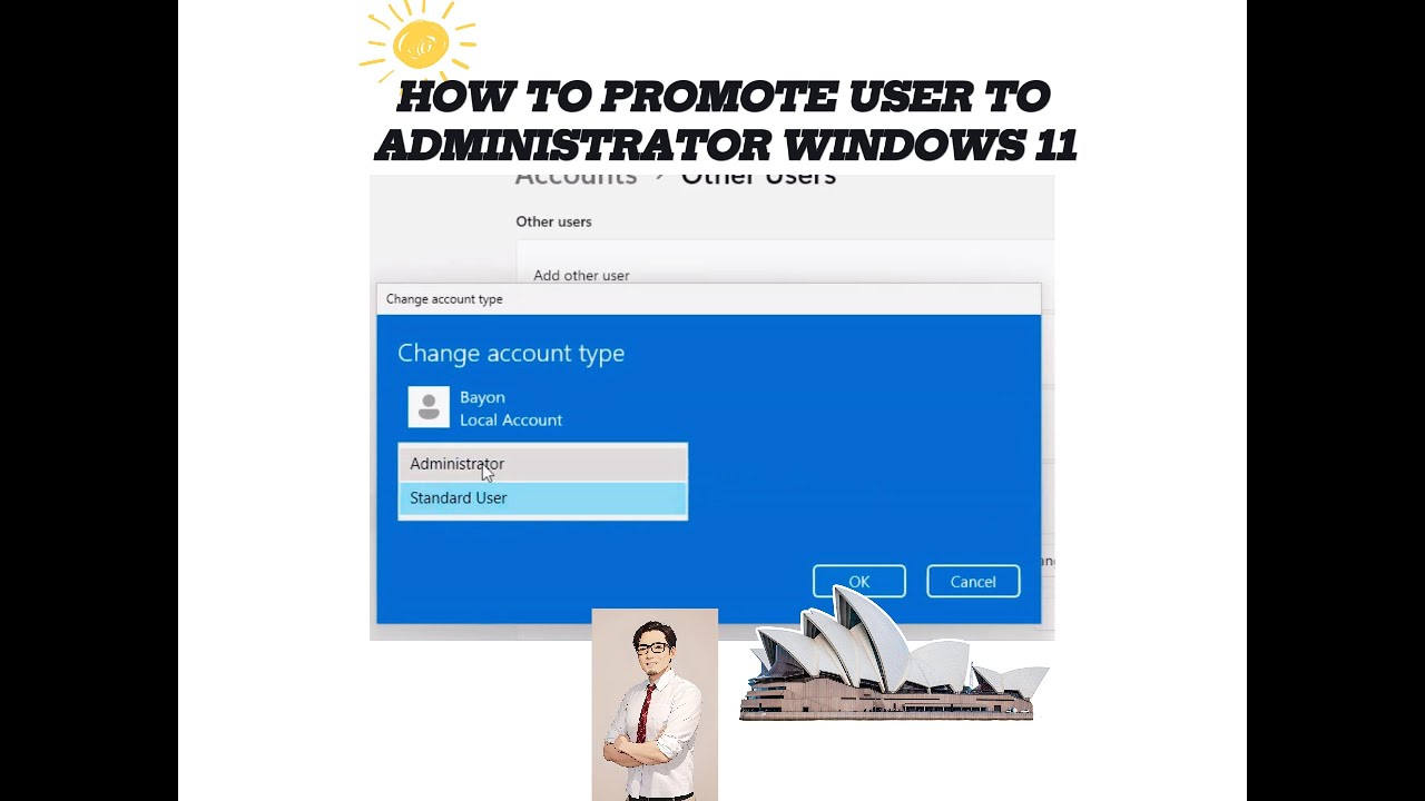 How to create a local user And promote to Admin in windows 11 I របៀបបង្កេីត Local User I Episode:07I