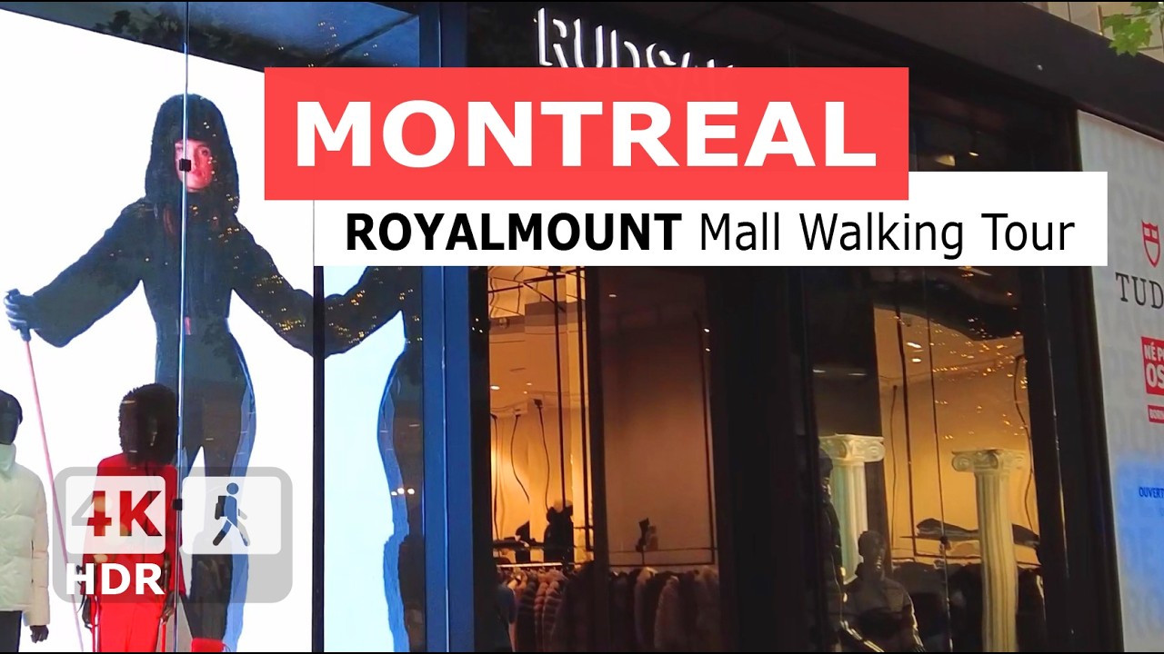 [ 4K ] Experience ROYALMOUNT Mall in 2025 | Montreal, Quebec, Canada 🇨🇦