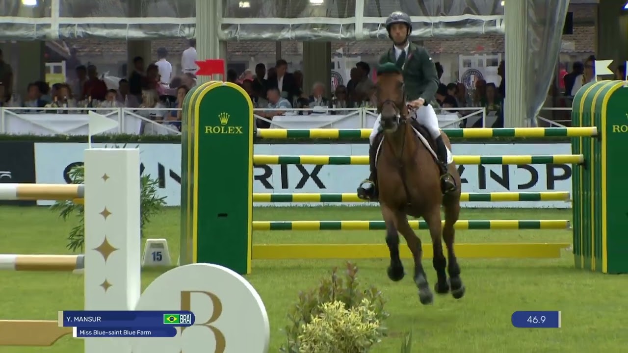 Yuri Mansur e Miss Blue-Saint Blue no CSIO 5* La Baule