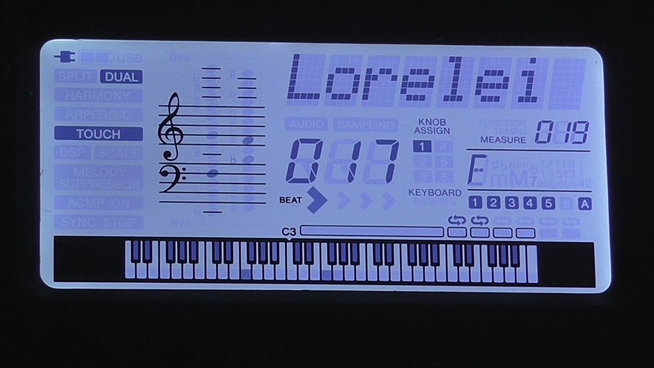 17-Lorelei YAMAHA psr E463