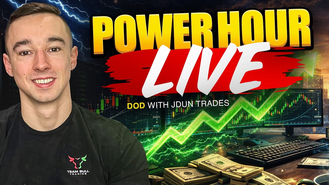 POWER HOUR LIVE DAY TRADING With Jdun | Futures | $NQ