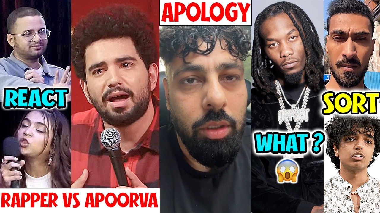 RAPPER VS APOORVA❗SAMAY RAINA | BADSHAH APOLOGIES BUT...| MUHFAAD VS DIWAARI SORT, OFFSET VS TJAY