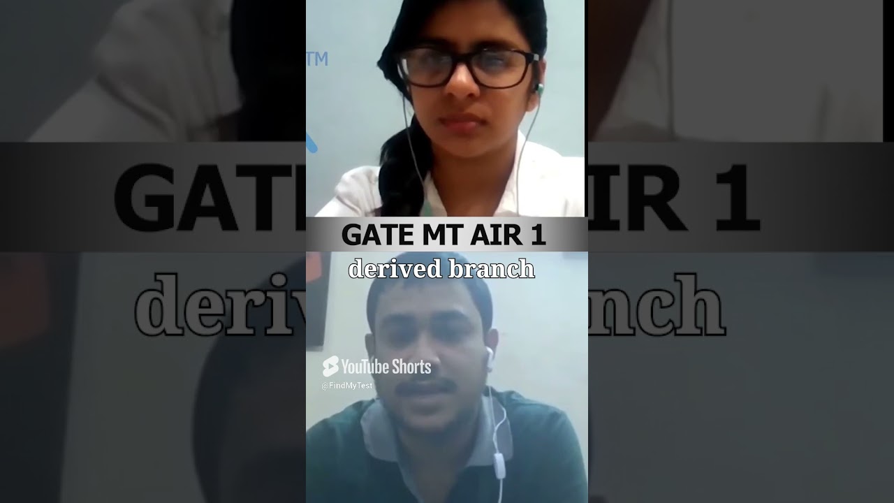 GATE MT Topper On metallurgical engineering #topper #iit #btech #mtech #metallurgicalengineering