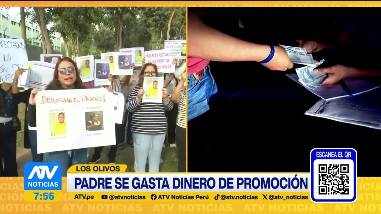 Padre de familia estafa a toda una promoci&oacute;n de colegio y se gasta m&aacute;s de 25 mil soles