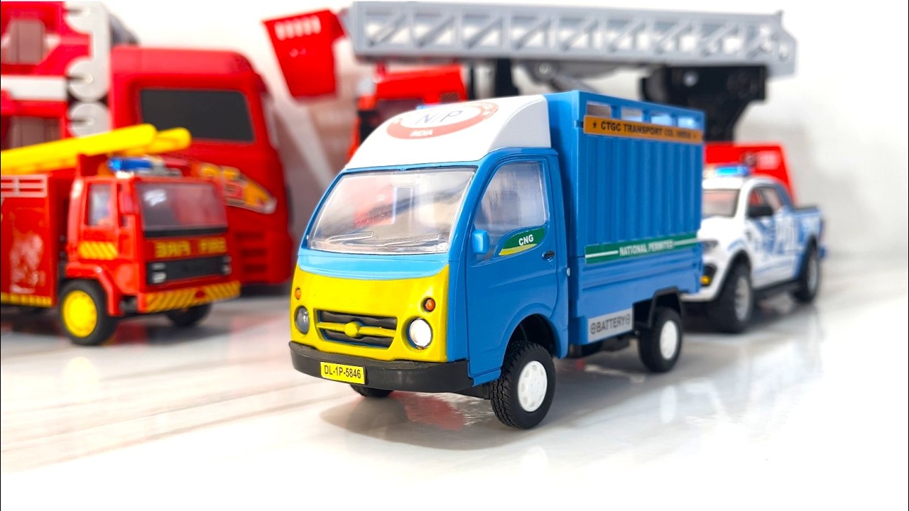 4K New Blue Loading Truck | Best Collection |  Heavy Truck | Powerful Truck | Toy Display Video 🚚