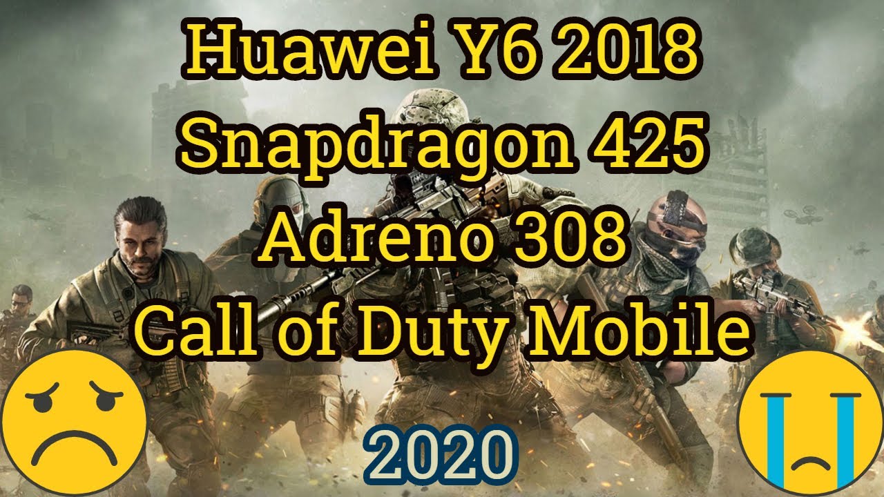 Huawei Y6 2018 Call of Duty Mobile [Snapdragon 425 + Adreno 308]