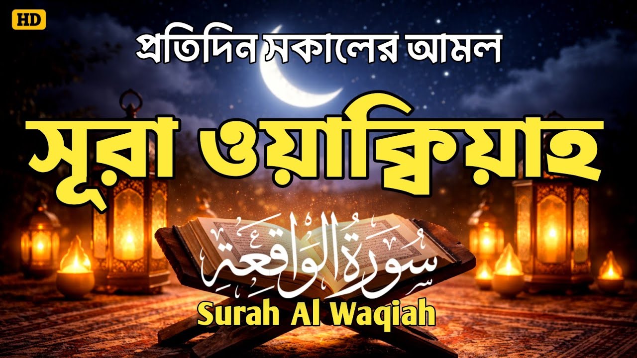 কান্না বিজড়িত কণ্ঠে সূরা সূরা ওয়াকিয়াহ (الواقعة ) Surah Waqiah Recited by Zain Abu Kautsar