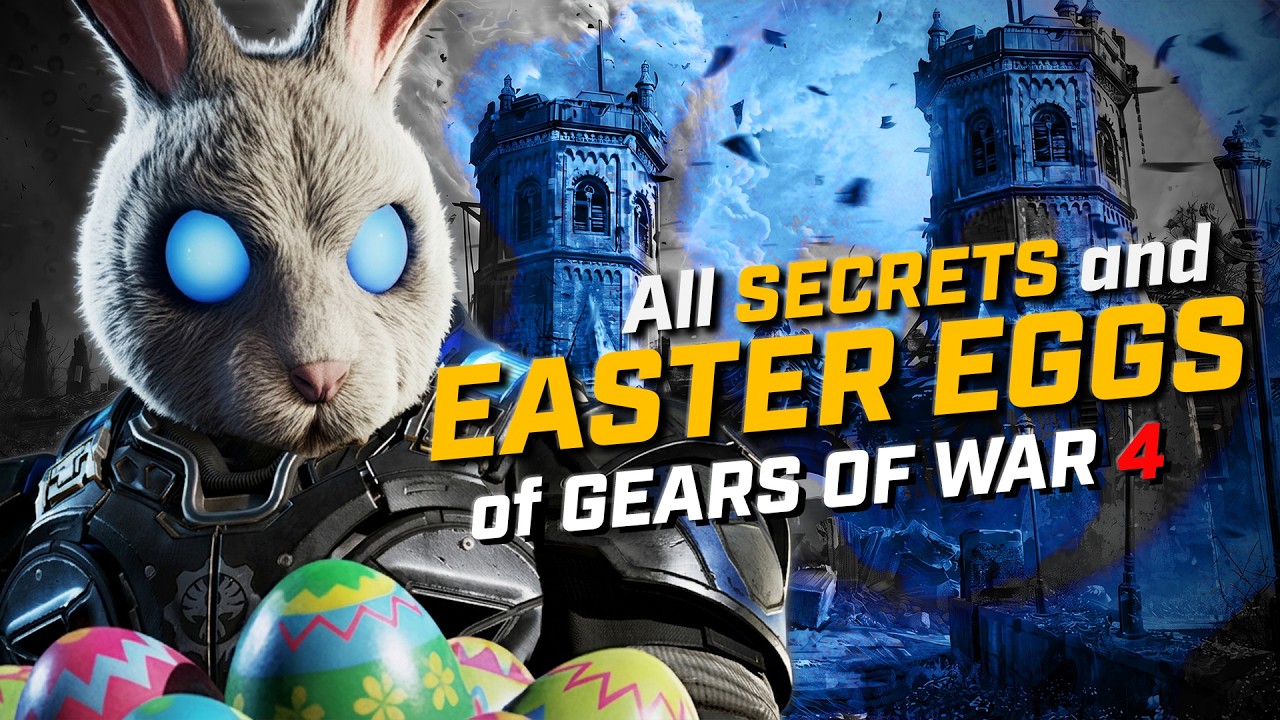 Gears of War 4 - ALL Easter Eggs and Secrets in 4K Resolution!