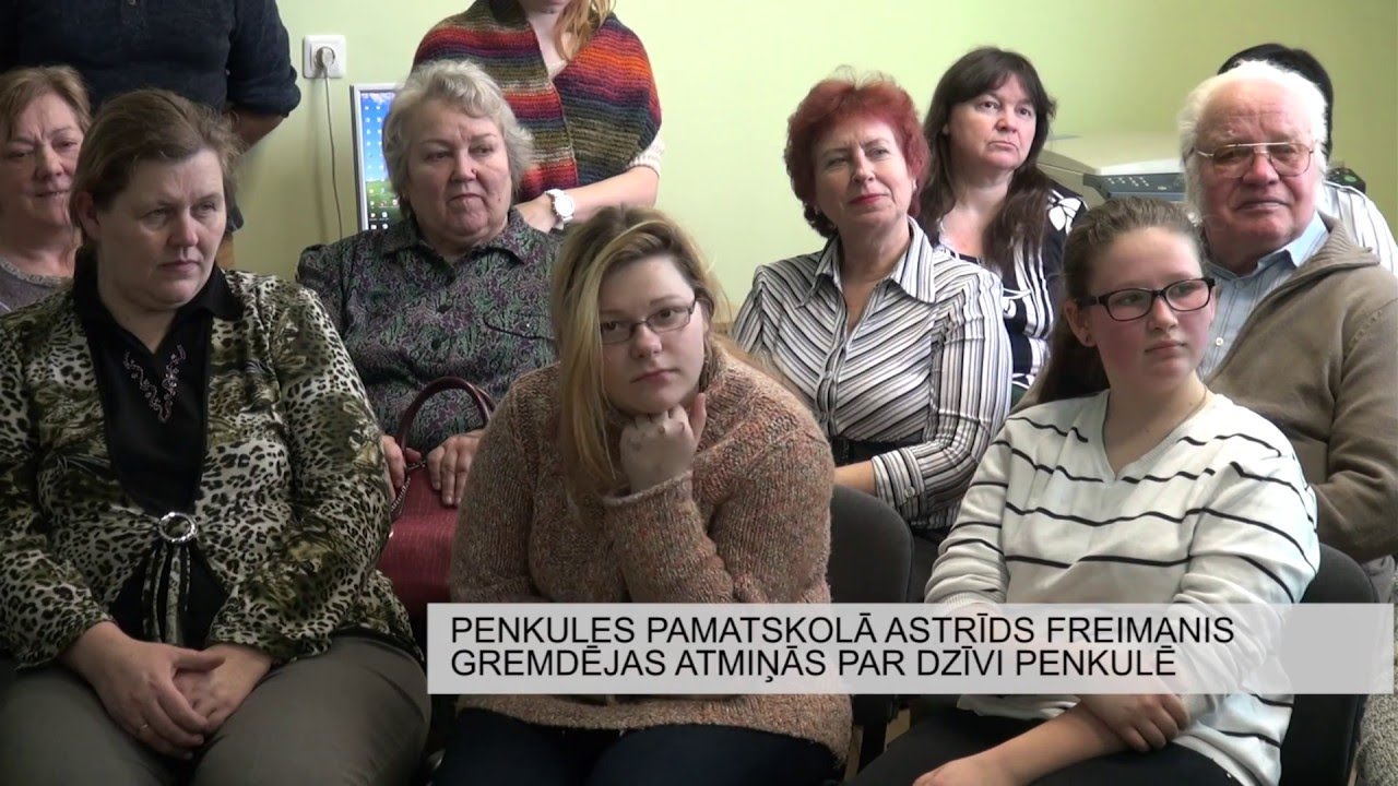 PENKULES PAMATSKOLĀ ASTRĪDS FREIMANIS GREMDĒJAS ATMIŅĀS PAR DZĪVI PENKULĒ