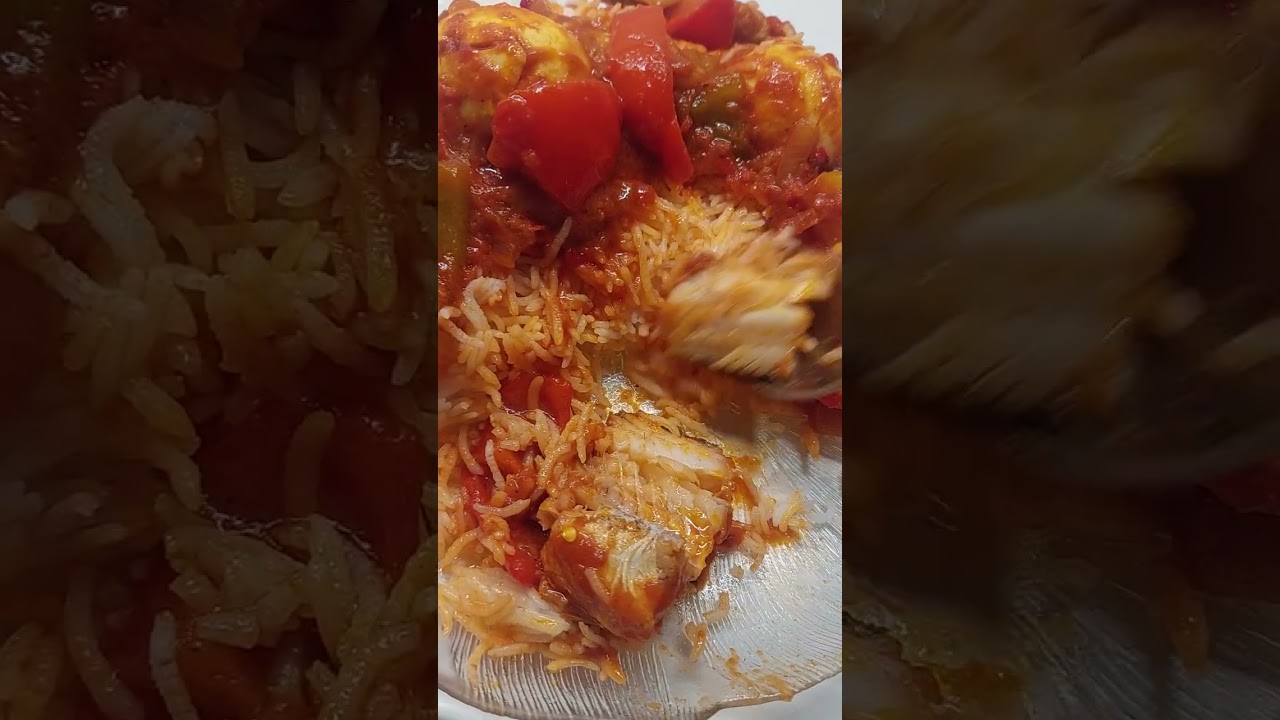 The best tasting delicious vegetable stew eating with rice 