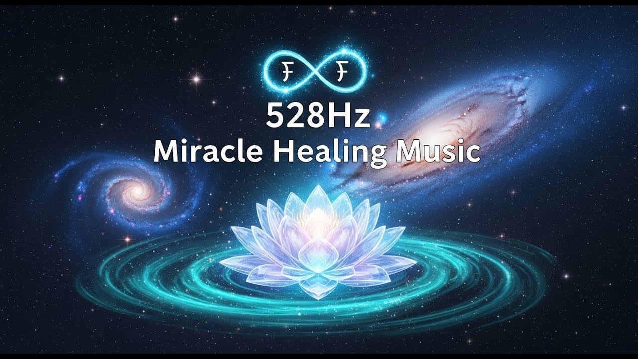528Hz Healing Meditation Frequency | Miracle DNA Repair Music for Stress Relief, Balance & Recovery