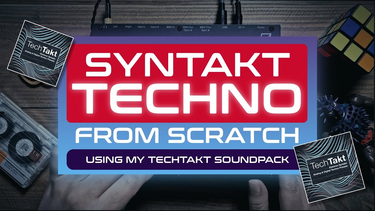 Syntakt | Techno From Scratch Demo & Tutorial. It's basically an ad!