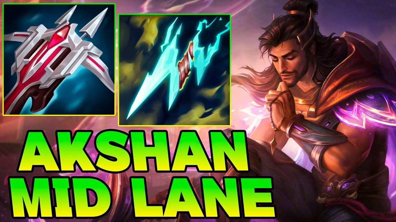 Akshan Mid Guide Gameplay Build Combo Gameplay lol ! Rank 1 Akshan Build 25.23 S15 League OF Legends