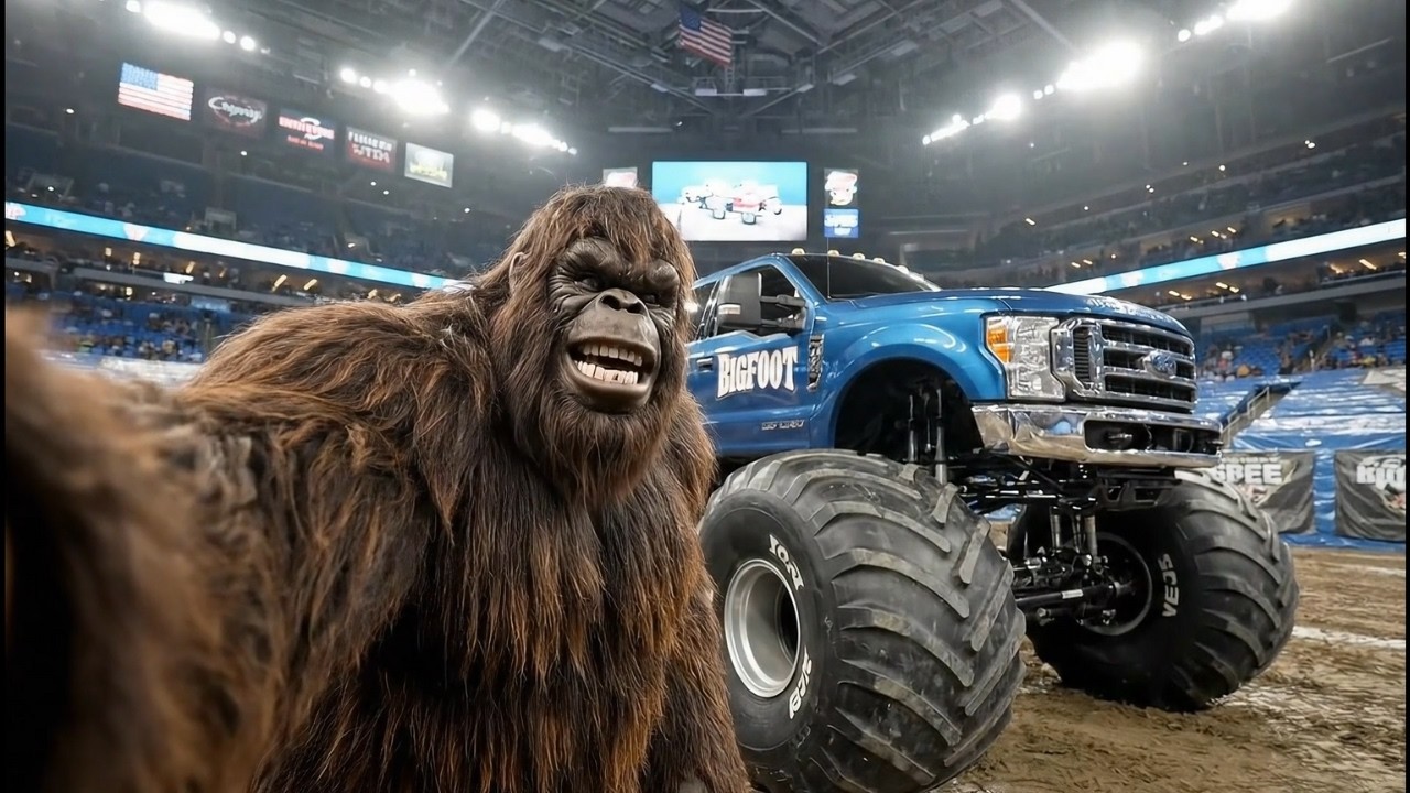 Я угнал грузовик-монстр BIGFOOT | Bigfoot Vlog #13