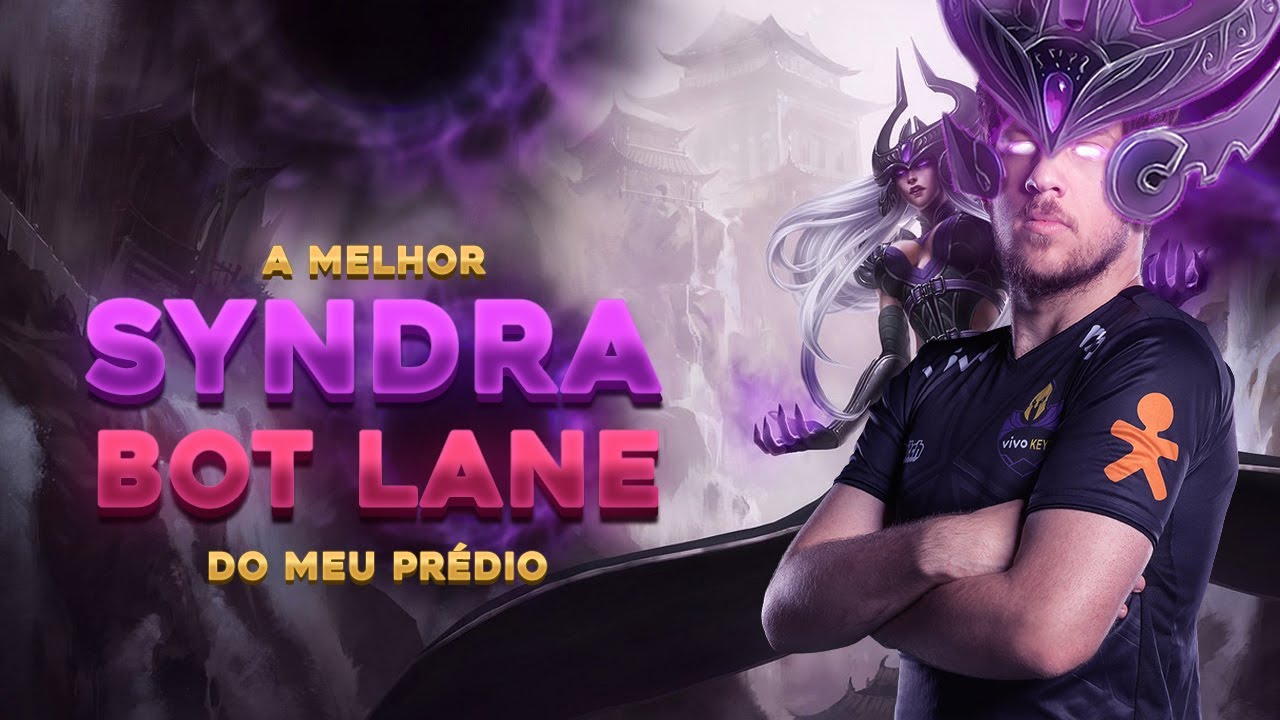 COMO JOGAR DE SYNDRA NA BOT LANE - LOL FT ESA