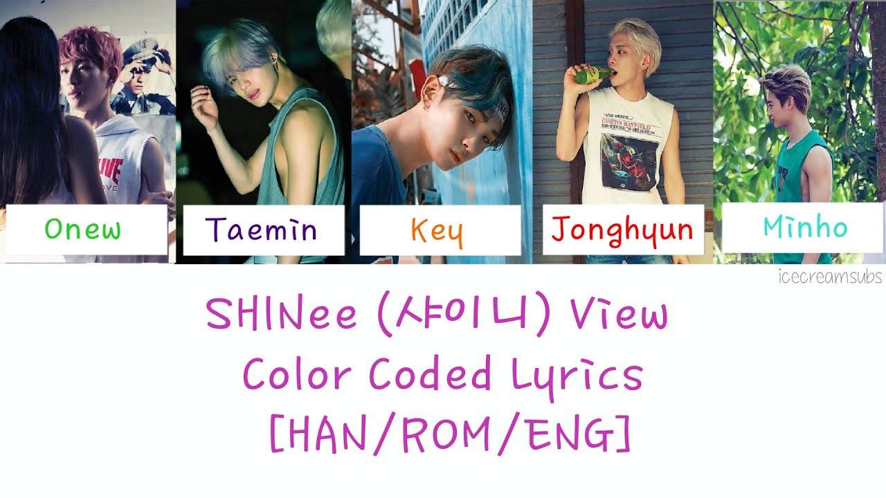 SHINee - View (샤이니) Color Coded Lyrics [HAN/ROM/ENG]