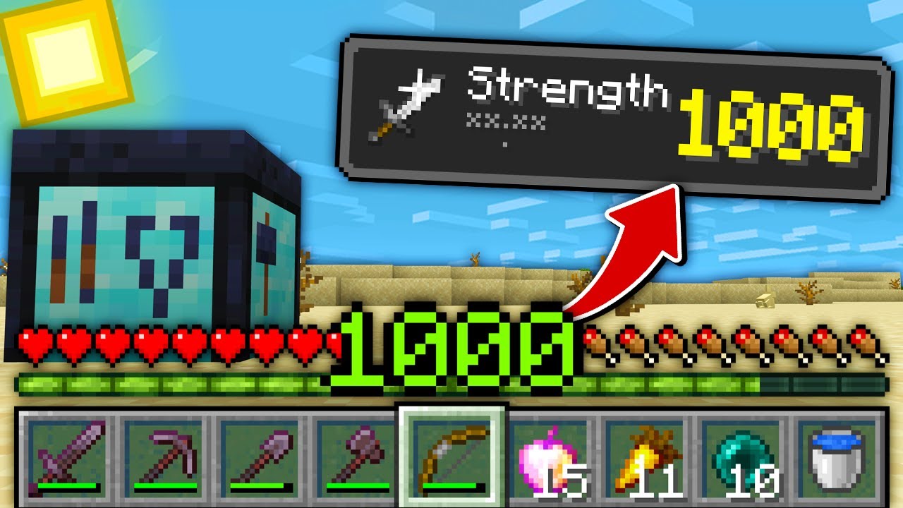 ماين كرافت بس كل ما زاد الاكس بي كل ما زادت قوتي ! 🔥 | أله تغيير الموارد الخارقة !😱