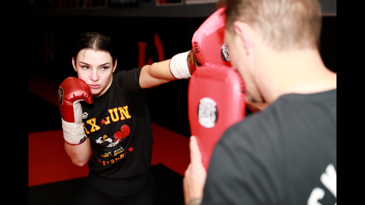 Boxing Paddle Drills for Speed, Power and Movement with Brandon Gibson & Lydia Warren