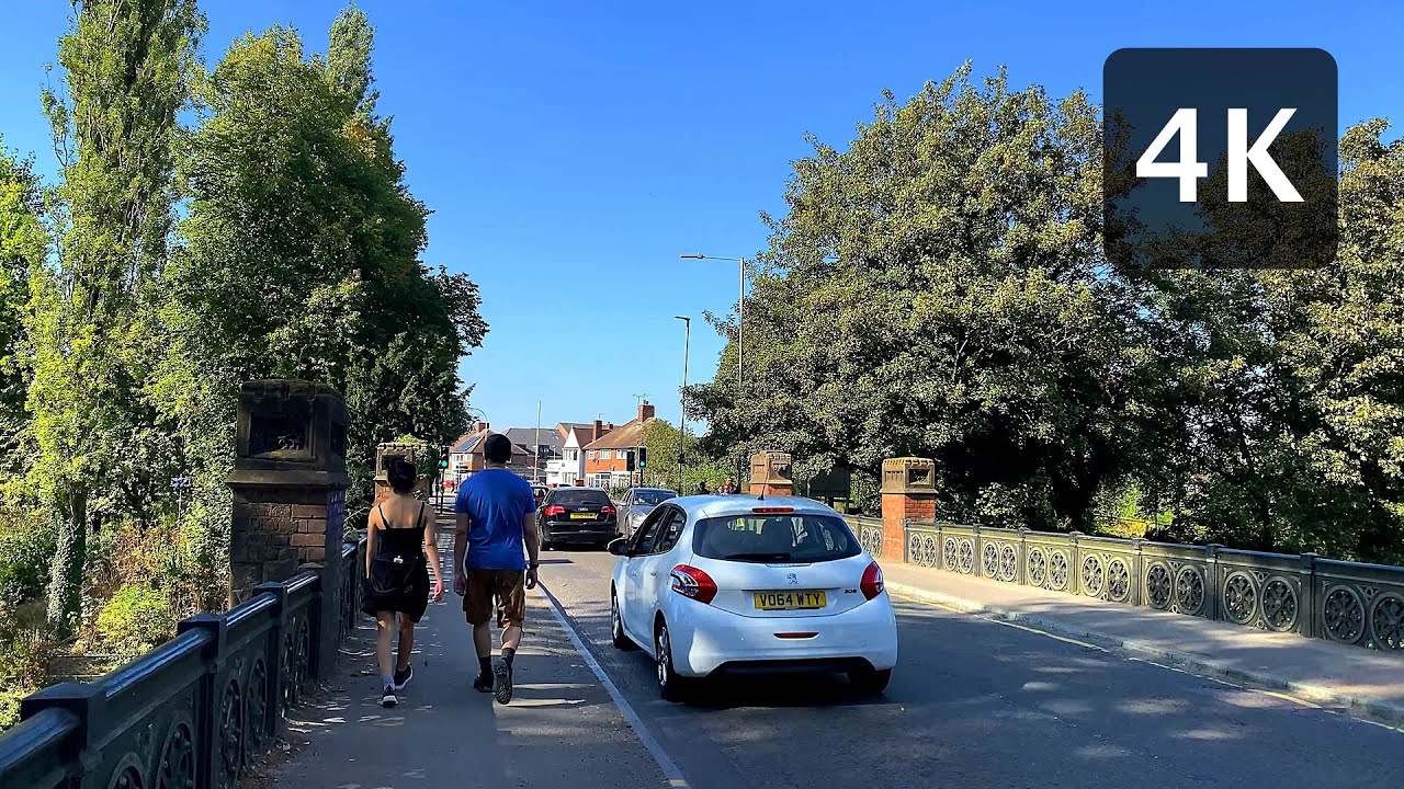 4K UHD Leicester 🇬🇧 Walking On Abbey Park Road 🚶🏻‍♂️🍁 OCT 2021
