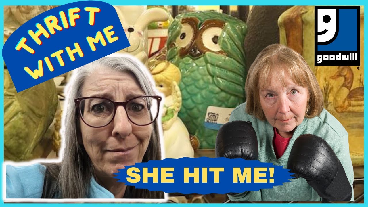 SENIOR DAY GETS AGGRESSIVE Thrift With Me at Goodwill Las Vegas