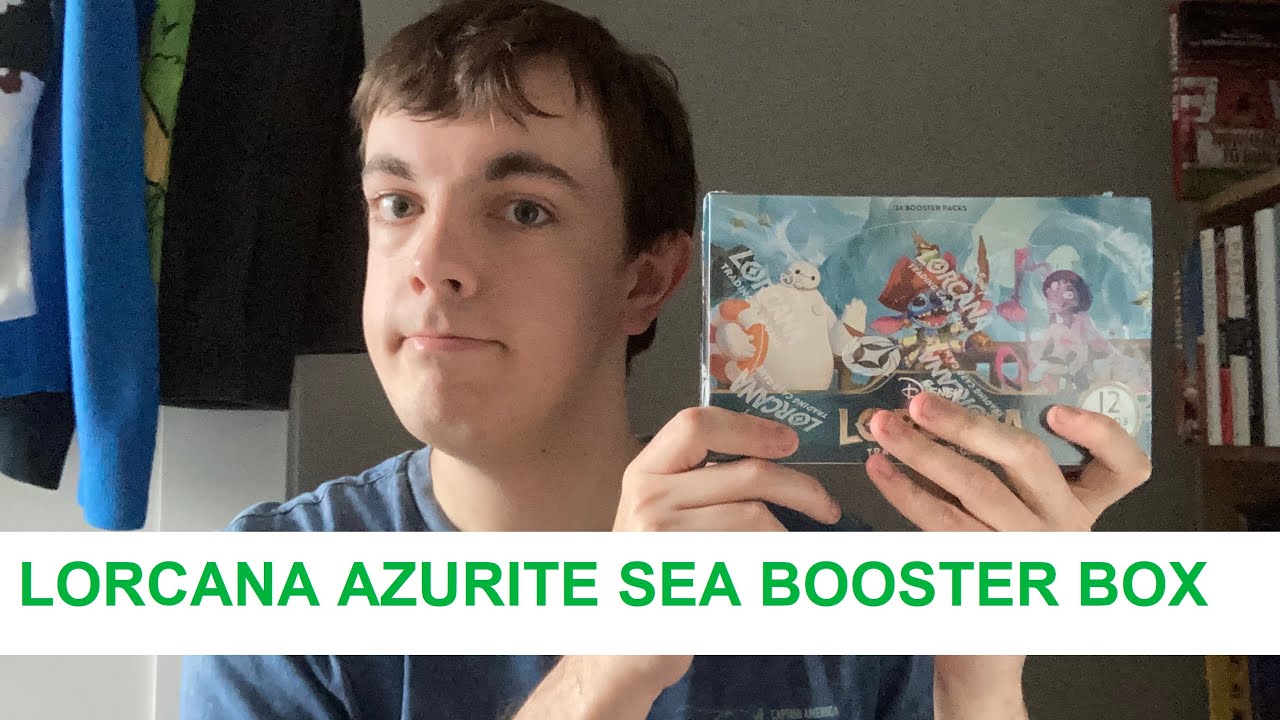 Azurite Sea Lorcana Booster Box Opening
