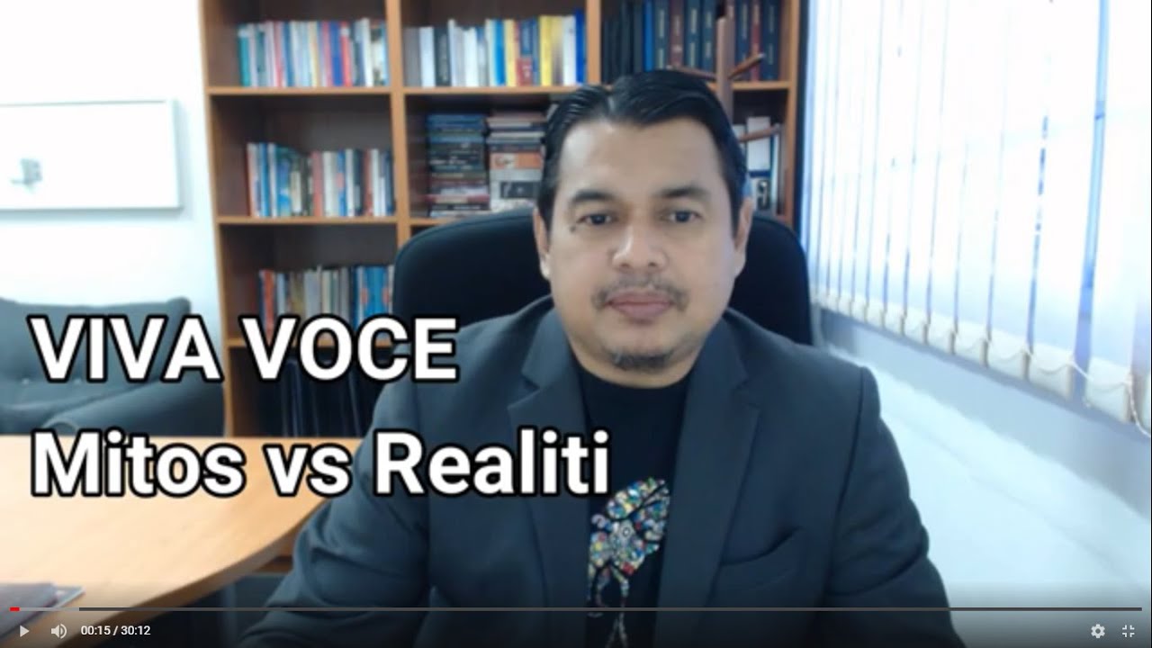 Viva Voce: Mitos vs Realiti