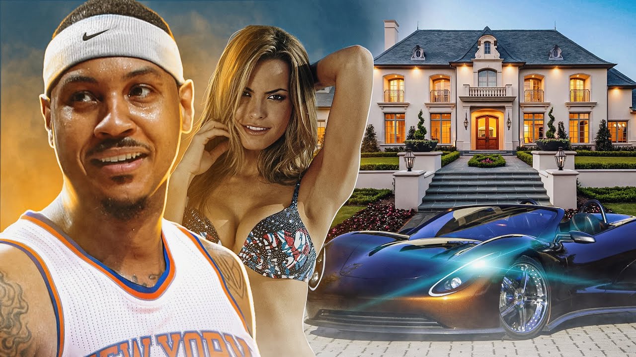 Carmelo Anthony's RICH Lifestyle has him in LA LA Land!