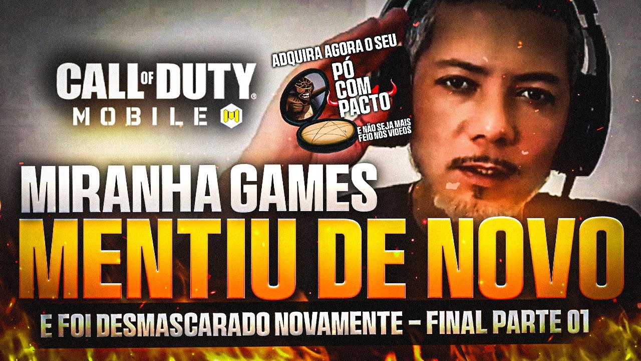 MIRANHA GAMES PERDEU A LINHA DE VEZ🔥🔥🔥 CALL OF DUTY MOBILE
