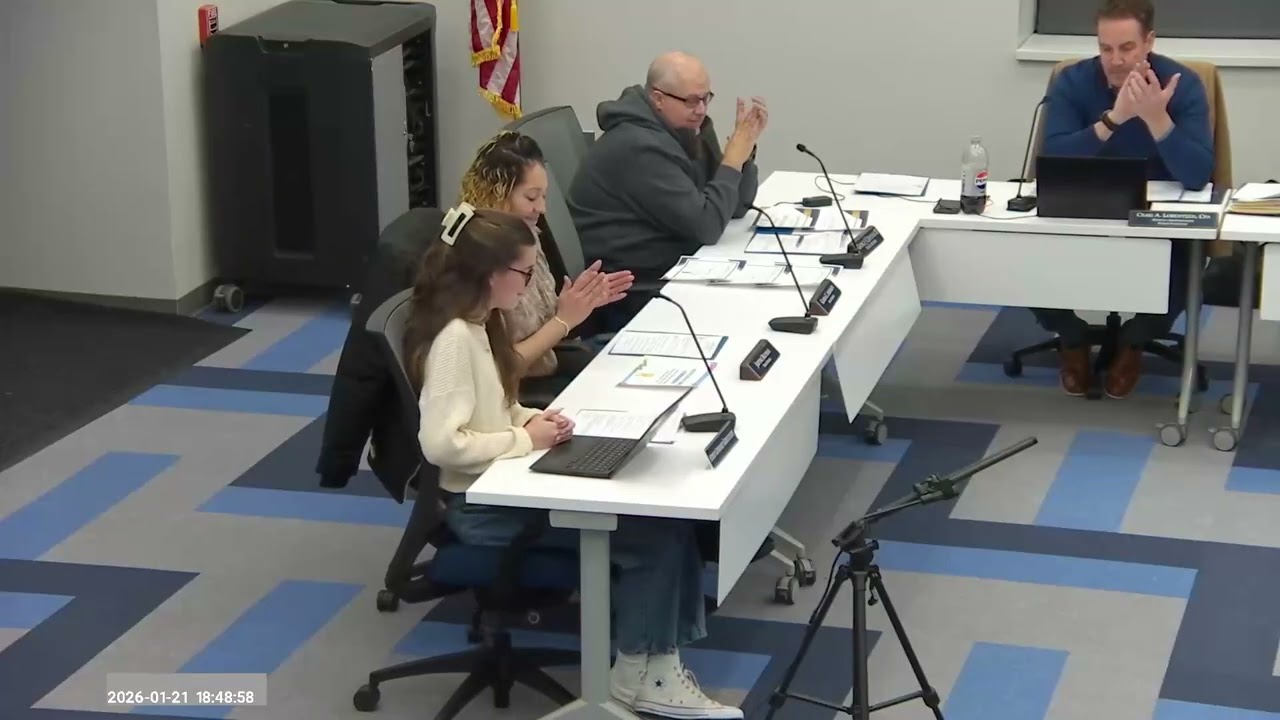 MTSD BOE Meeting 1/21/2026