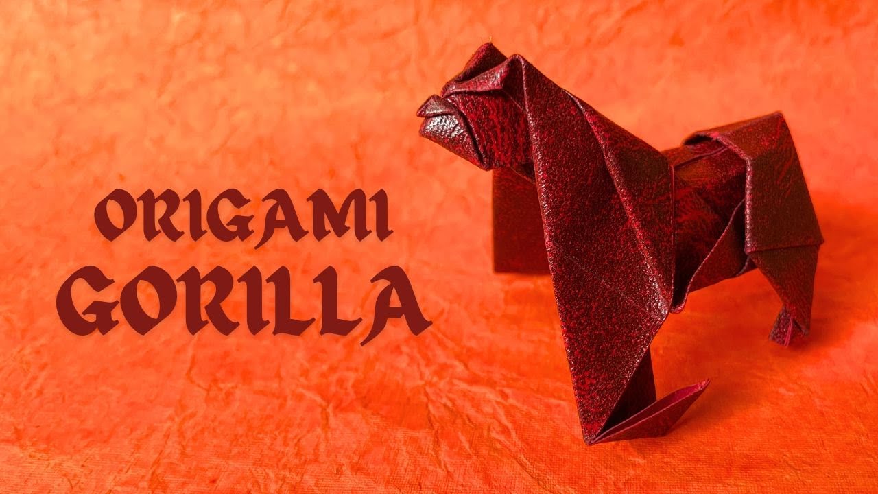 Easy Origami Gorilla Step by Step Tutorial | How to Make a Paper Gorilla | InnoVatioNizer