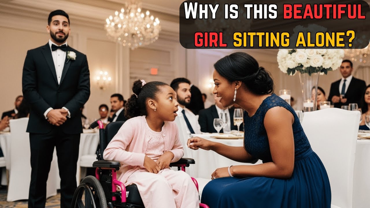 Paralyzed CEO’s Daughter was ignored at the wedding — until a single mum asked, “Why is she alone?”